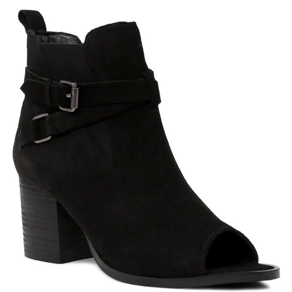 Francesca's | NWT Peep Toe Ankle Boot - Picture 2 of 16